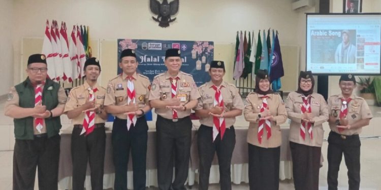 Gerakan Pramuka Kwartir Daerah DKI Jakarta menyelenggarakan kegiatan Halal Bihalal 1447 H yang melibatkan unsur Satuan Karya (Saka), Satuan Komunitas (Sako), dan Gugus Dharma. Foto: LINES