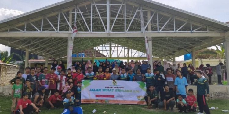 DPD LDII Kabupaten Nunukan menggelar jalan sehat yang dihadiri sekitar 250 warga dari berbagai PC dan PAC LDII di wilayah Kecamatan Nunukan dan Nunukan Selatan, Kalimantan Utara. Foto: LINES