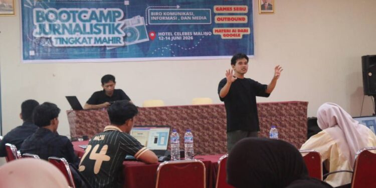 Biro Komunikasi, Informasi, dan Media (KIM) DPD LDII Kabupaten Luwu mengikuti Bootcamp Jurnalistik Tingkat Mahir. Foto: LINES.