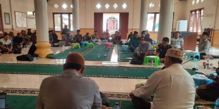 DPD LDII Musi Banyuasin menggelar konsolidasi sekaligus monitoring ke PC-PAC LDII. Foto: LINES.