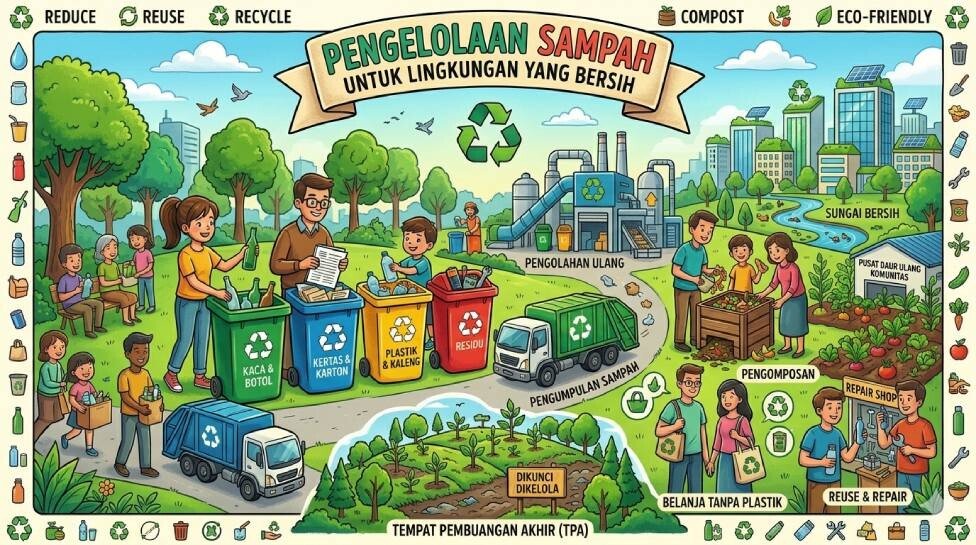 Hari Lingkungan Hidup Sedunia, LDII Tekankan Gaya Hidup Mujhid Muzhid dan Mandiri Atasi Persoalan Sampah