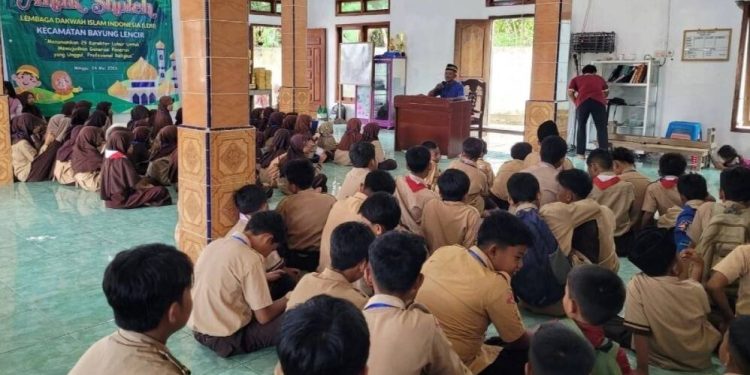 PC LDII Kecamatan Bayung Lencir menghelat Festival Anak Saleh. Foto: LINES.
