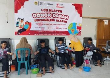 PC LDII Ceper Klaten Gelar Donor Darah Gandeng PMI