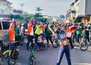 Sepeda Santai LDII Kepri Kampanyekan Pengurangan Emisi Karbon