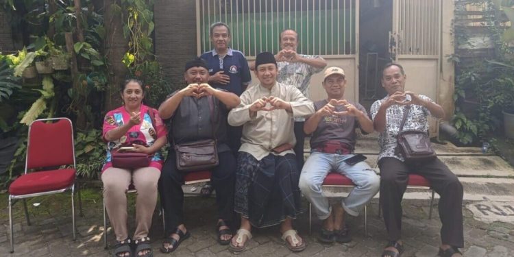 Sejumlah pemuka agama Katolik dari Gereja Santo Yusuf mengunjungi Kantor DPD LDII Kabupaten Jember, pada Rabu (27/5/2026). Foto": LINES