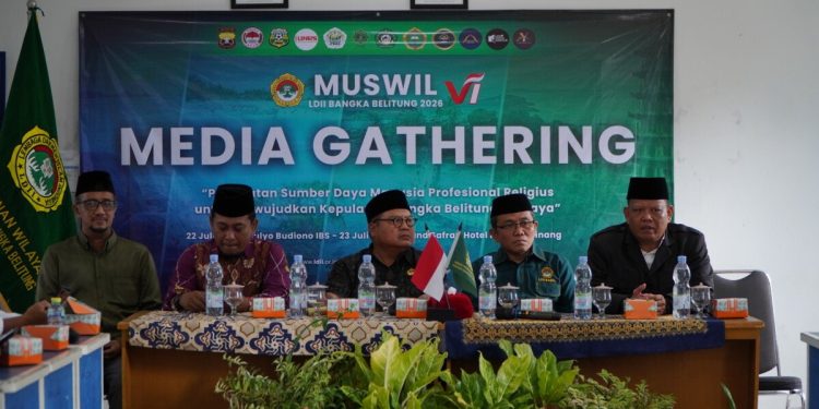 DPW LDII Bangka Belitung (Babel) menggelar media gathering sebagai rangkaian menjelang Musyawarah Wilayah (Muswil) VI LDII Bangka Belitung. Foto: LINES