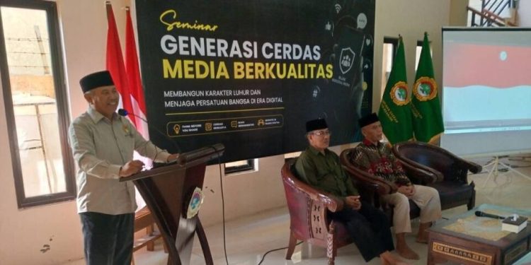 DPD LDII Nganjuk menggelar seminar literasi digital. Foto: LINES.