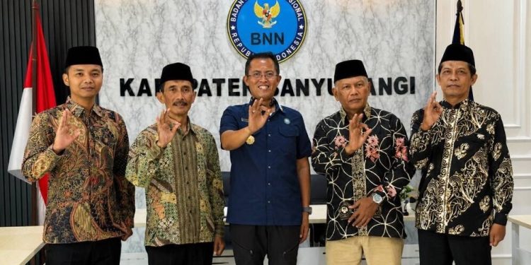 DPD LDII Banyuwangi menjalin kolaborasi dengan Badan Narkotika Nasional Kabupaten (BNNK) Banyuwangi. Foto: LINES.