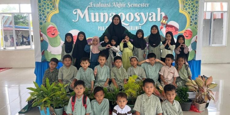 PC LDII Bahodopi menggelar munaqosah untuk memperkuat pembinaan generasi penerus. Foto: LINES