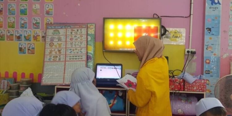 Generasi muda LDII Kabupaten Pemalang mengikuti program mengajar internasional di Thailand. Foto: LINES.
