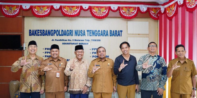 Menyongsong pelaksanaan Musyawarah Wilayah (Muswil) VIII, DPW LDII Provinsi Nusa Tenggara Barat (NTB) memperkuat koordinasi dengan pemerintah daerah. Foto: LINES