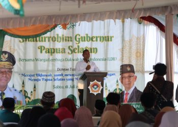 Silaturahim Bersama LDII, Gubernur Papua Selatan Tekankan Kolaborasi Pembangunan