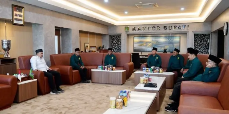 DPD LDII Kabupaten Pasuruan melakukan audiensi dengan Bupati Pasuruan, Rusdi Sutejo di Pendopo Kabupaten Pasuruan, pada Kamis (16/7/2026). Foto: LINES