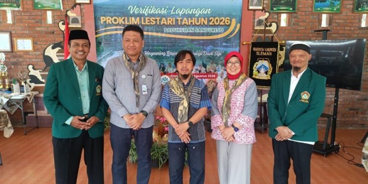 DPW LDII Daerah Istimewa Yogyakarta (DIY) berkomitmen mendampingi Padukuhan Sangurejo pada verifikasi Proklim Lestari 2026. Foto: LINES.