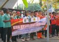 LDII Gunungkidul Gandeng Pemda Bersihkan Sungai Wonosari