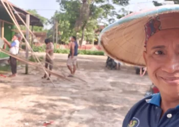 LDII Malinau dan Warga Gotong Royong Bersihkan Lingkungan Sambut HUT RI