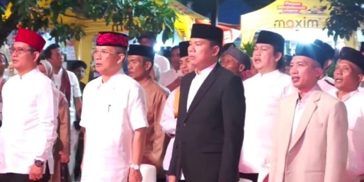 Wakil Sekretaris DPD LDII Kota Depok, Diki Wahyu menghadiri Maulid Perjuangan yang dihadiri Wali Kota Depok. Foto: LINES.