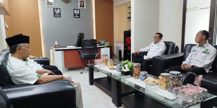 Pengurus Harian DPD LDII Kabupaten Sumedang audiensi dengan Kementerian Agama. Foto: LINES.