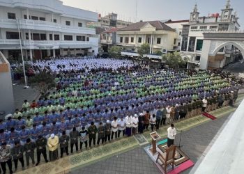 LDII Bersama Ponpes Budi Utomo Surakarta Gelar Salat Istisqo dan Doa Bersama