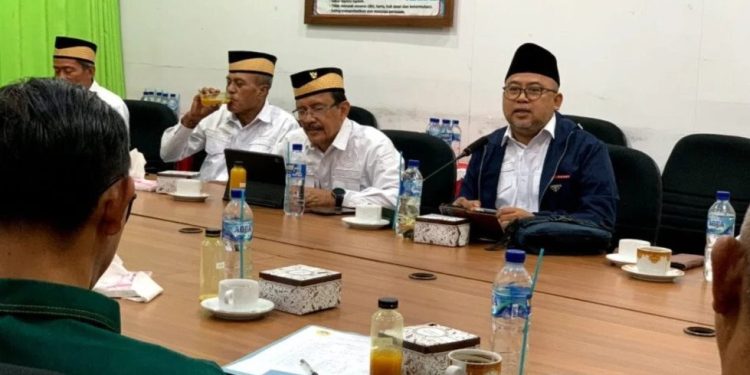 Forum Kerukunan Umat Beragama (FKUB) Kabupaten Tangerang ke kantor LDII, pada Minggu (31/8/2026). Foto: LINES