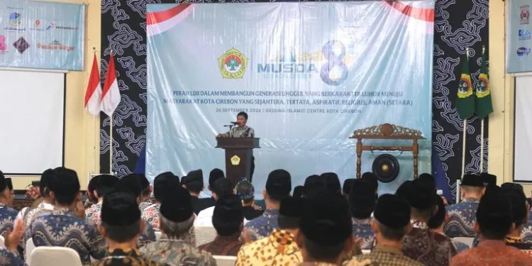 Musyawarah Daerah (Musda) VIII DPD LDII Kota Cirebon di Gedung Islamic Centre Kota Cirebon, Sabtu (26/9/2026). Foto: LINES