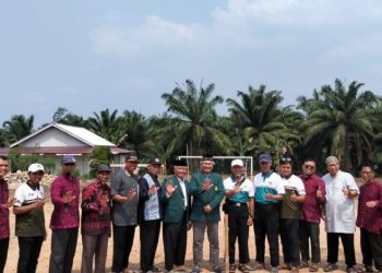 LDII Kaltim Hadiri Penentuan Arah Kiblat Musala Riyadul Jannah di Paser