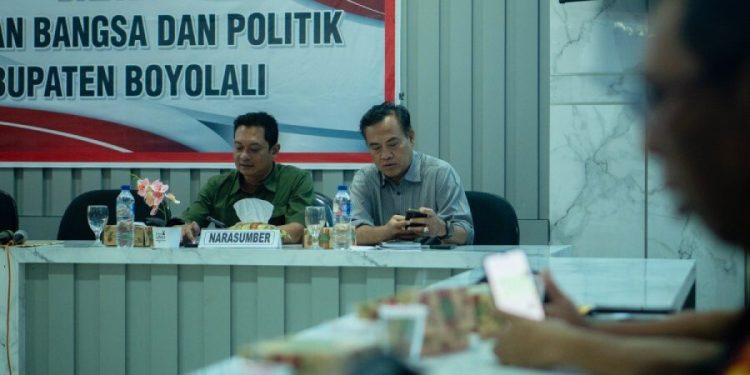 LDII Boyolali menghadiri sosialisasi komitmen ormas pada Rabu (7/10/2026) bersama Bakesbangpol, FKUB, dan ormas lainnya. Foto: LINES.