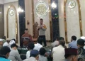 Kapolsek Tanggul AKP Fathur Tausiah Kamtibmas Usai Salat Jumat di Masjid LDII