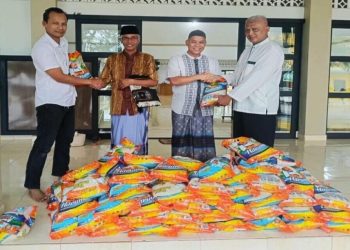 BP Batam Bantu 2,5 ton Beras untuk Masjid Naungan LDII