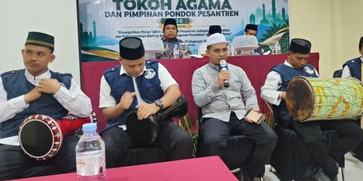 Pengurus DPW LDII Sulawesi Barat menghadiri Silaturahmi Tokoh Agama dan Pimpinan Pondok Pesantren Tahun 2026 yang diselenggarakan Biro Pemerintahan dan Kesejahteraan Rakyat Sulbar. Foto: LINES